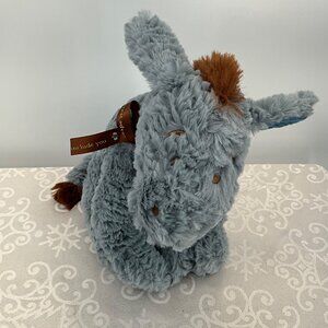 Disney Baby Eeyore Plush Toy 2024 Soft Gray & Brown 8 Inch Stuffed Animal With R